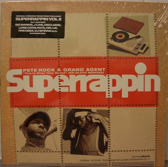 Pete Rock & Grand Agent : This Is What They Meant (Ge-ology Remixes) (12")