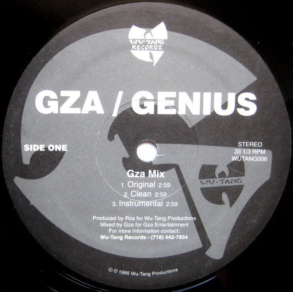 GZA / Genius* : Labels (12")
