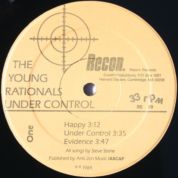 The Young Rationals : Under Control (12")