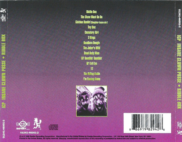 Insane Clown Posse : Riddle Box (CD, Album, RE)