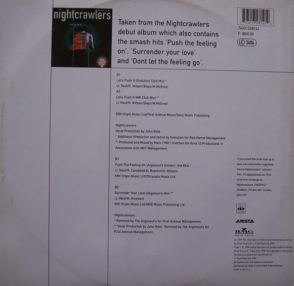 Nightcrawlers Featuring John Reid : Let's Push It (12")