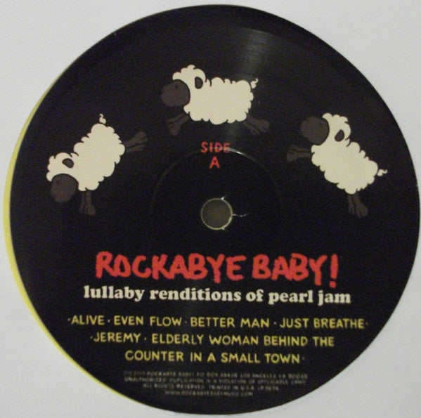Jeffrey Miner : Rockabye Baby! Lullaby Renditions Of Pearl Jam (LP, Album, RSD, RE, Yel)