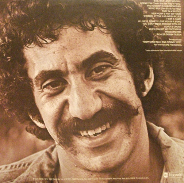 Jim Croce : Photographs & Memories (His Greatest Hits) (LP, Comp, San)