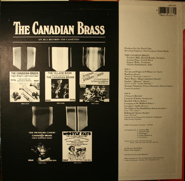The Canadian Brass : Greatest Hits (LP, Comp)