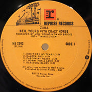 Neil Young With Crazy Horse : Zuma (LP, Album, Ter)