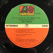 King Crimson : In The Court Of The Crimson King (An Observation By King Crimson) (LP, Album, CTH)