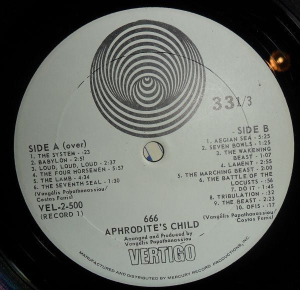 Aphrodite's Child : 666 (2xLP, Album)