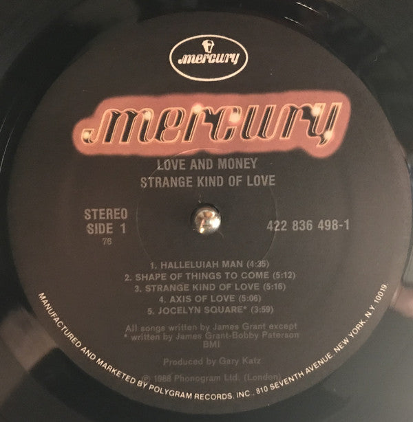 Love And Money : Strange Kind Of Love (LP, Album)