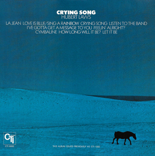 Hubert Laws : Crying Song (LP, Album, RE, Gat)