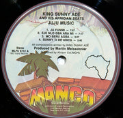 King Sunny Adé And His African Beats* : Juju Music (LP, Album, Hau)