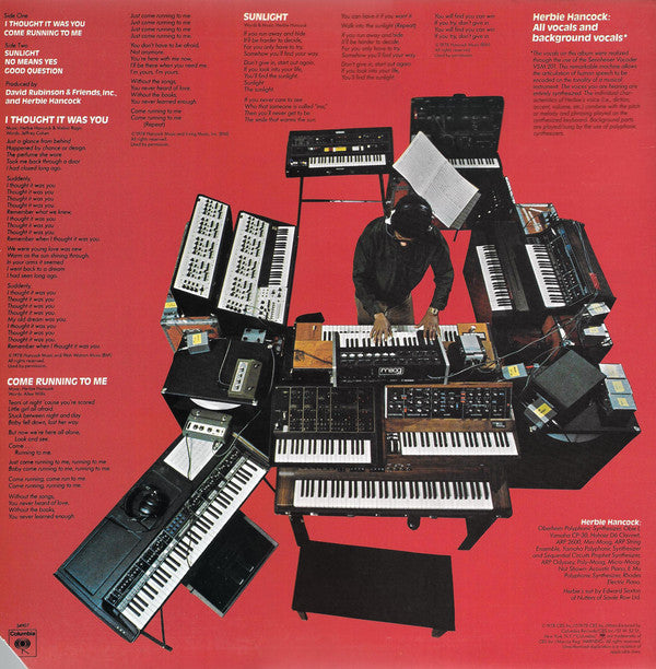 Herbie Hancock : Sunlight (LP, Album)