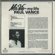 Paul Vance : Ma Vie - My Life (LP, Mono)
