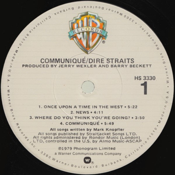 Dire Straits : Communiqué (LP, Album, Los)