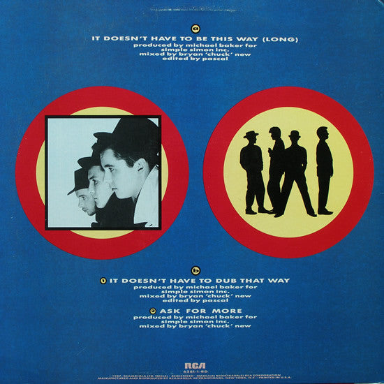 The Blow Monkeys : It Doesn't Have To Be This Way (12")