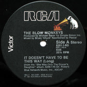 The Blow Monkeys : It Doesn't Have To Be This Way (12")