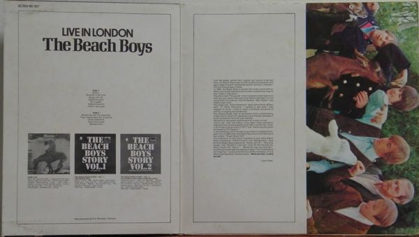 The Beach Boys : Live In London (LP, Album, Gat)