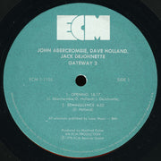 John Abercrombie, Dave Holland, Jack DeJohnette : Gateway 2 (LP, Album)
