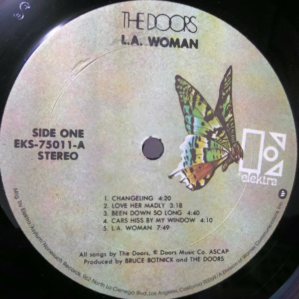 The Doors : L.A. Woman (LP, Album, Gol)