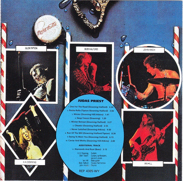 Judas Priest : Rocka Rolla (CD, Album, RE, RP)