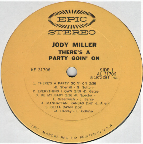 Jody Miller : There's A Party Goin' On (LP, Album)