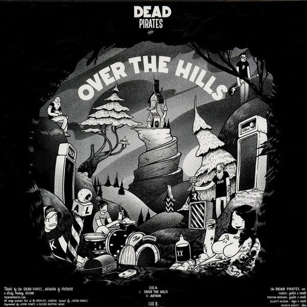 The Dead Pirates : Over The Hills (12", Whi)