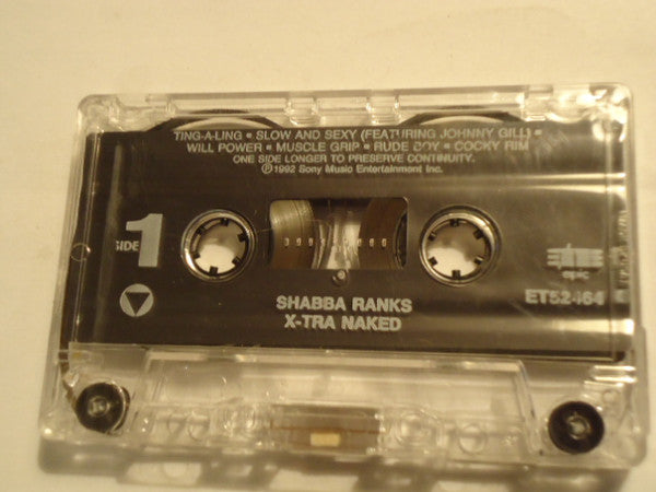 Shabba Ranks : X-Tra Naked (Cass, Album)