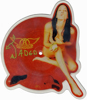 Aerosmith : Jaded (7", Shape, Ltd, Num, Pic)