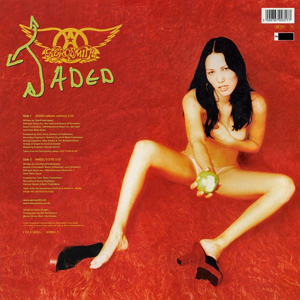 Aerosmith : Jaded (7", Shape, Ltd, Num, Pic)