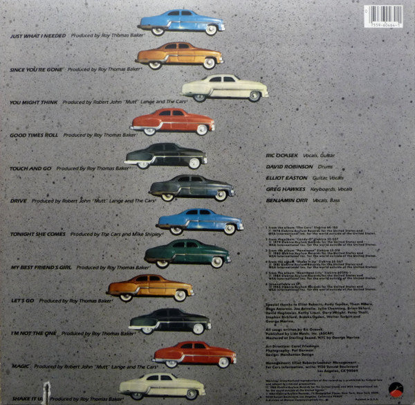 The Cars : The Cars Greatest Hits (LP, Comp, SP )