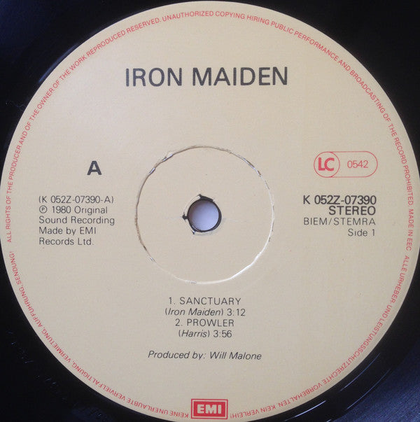 Iron Maiden : Sanctuary (12")