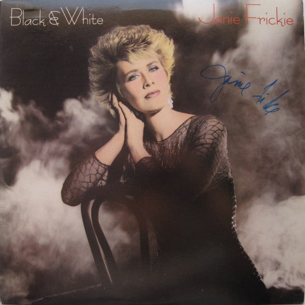Janie Frickie* : Black & White (LP, Album, Pit)