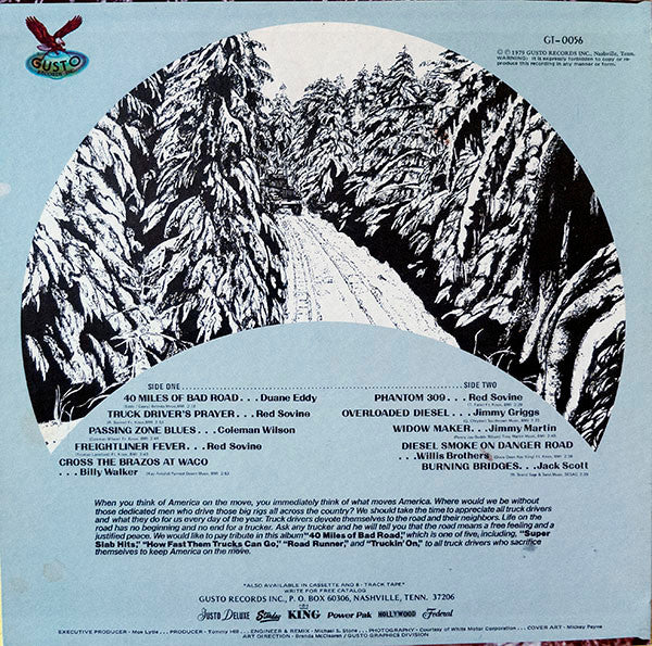 Various : 40 Miles Of Bad Road (LP, Comp)