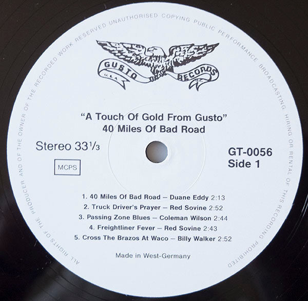 Various : 40 Miles Of Bad Road (LP, Comp)