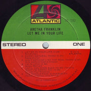 Aretha Franklin : Let Me In Your Life (LP, Album, MO )