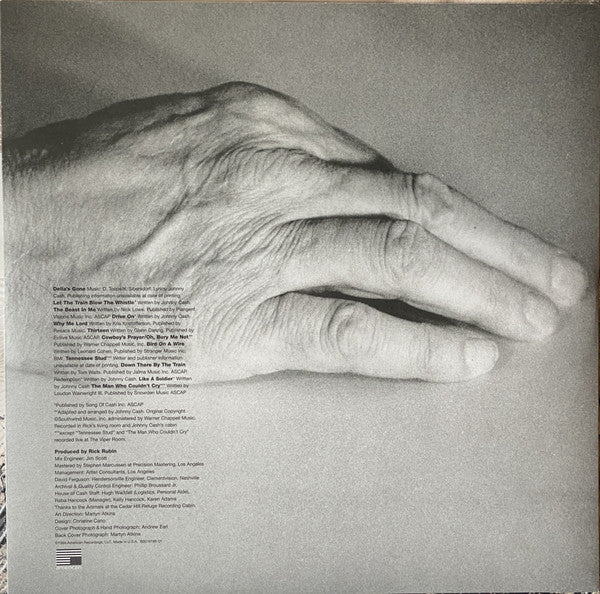 Johnny Cash : American Recordings (LP, Album, RE, 180)