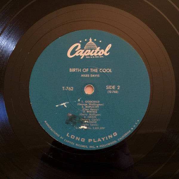 Miles Davis : Birth Of The Cool (LP, Album, Comp, Mono, Scr)
