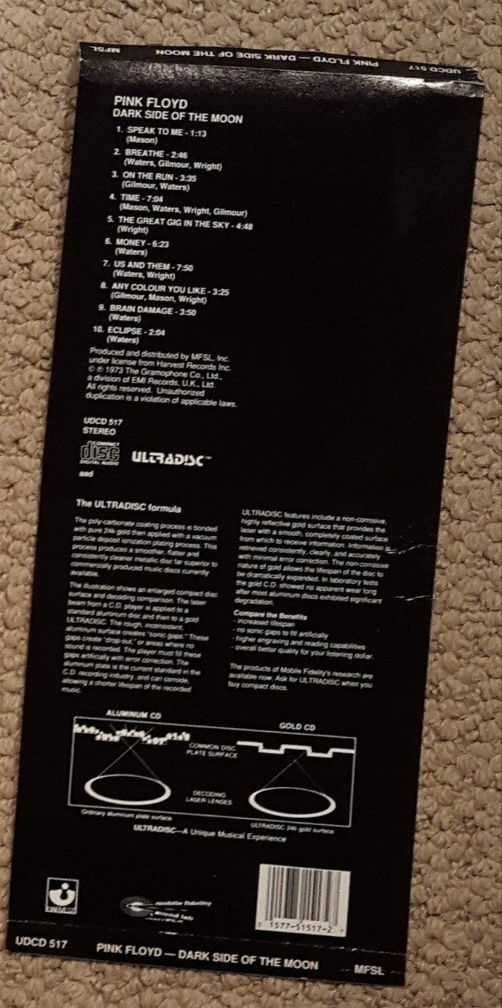 Pink Floyd : Dark Side Of The Moon (CD, Album, RE, RM, 24k)