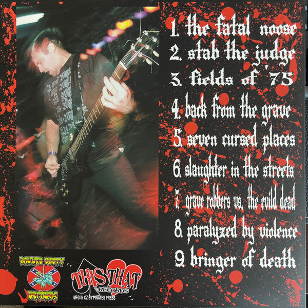 Grave Robbers : Into The Killing Fields (LP, Album, Whi)