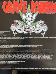 Grave Robbers : Into The Killing Fields (LP, Album, Whi)