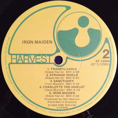 Iron Maiden : Iron Maiden (LP, Album, Jac)