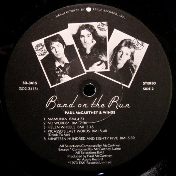 Paul McCartney & Wings* : Band On The Run (LP, Album, Los)