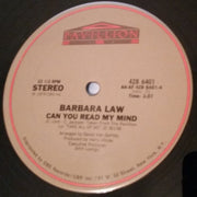 Barbara Law : Take All Of Me / Can You Read My Mind (12", Single)