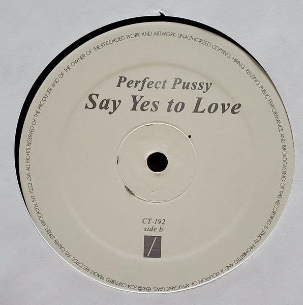 Perfect Pussy : Say Yes To Love (LP, Album)