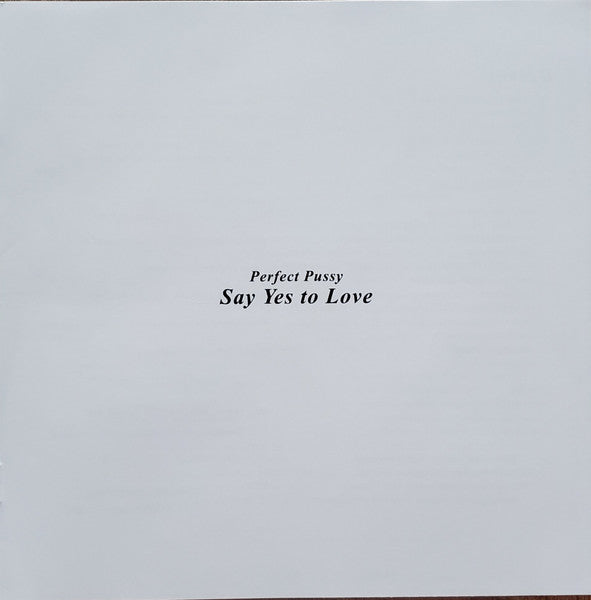 Perfect Pussy : Say Yes To Love (LP, Album)