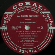 Al Cohn Quintet Featuring Bob Brookmeyer : The Al Cohn Quintet Featuring Bobby Brookmeyer (LP, Mono)