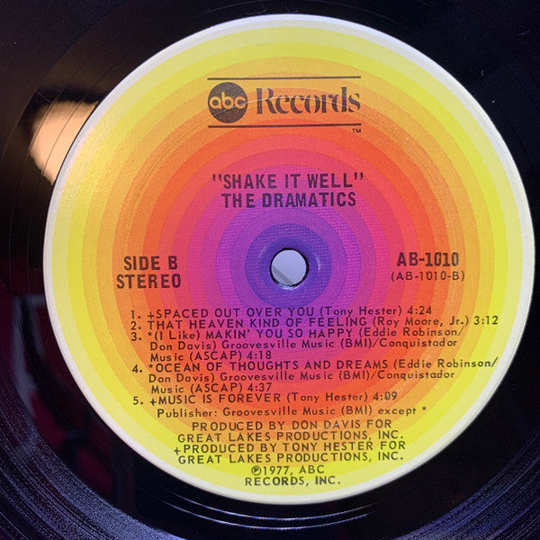 The Dramatics : Shake It Well (LP, Album, San)