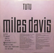 Miles Davis : Tutu (LP, Album, SRC)