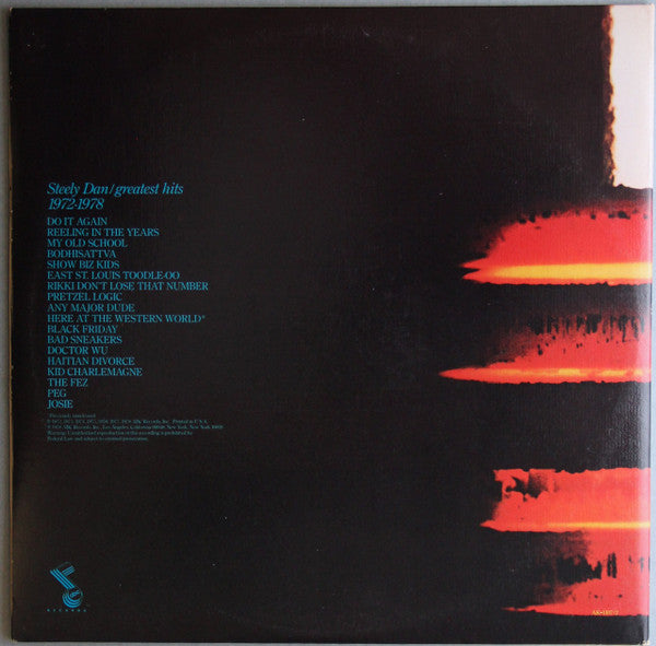 Steely Dan : Greatest Hits (2xLP, Comp, RP, Rai)