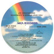 Lee Greenwood : Somebody's Gonna Love You (LP, Album, RE, Pin)