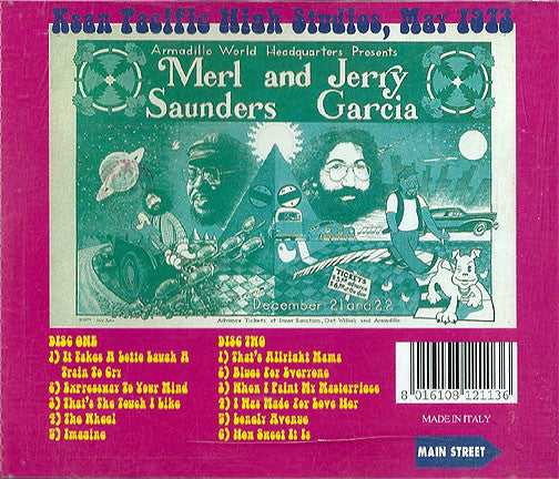 Jerry Garcia, Merl Saunders, Bill Kreutzmann : Blues For No One (2xCD, Unofficial)